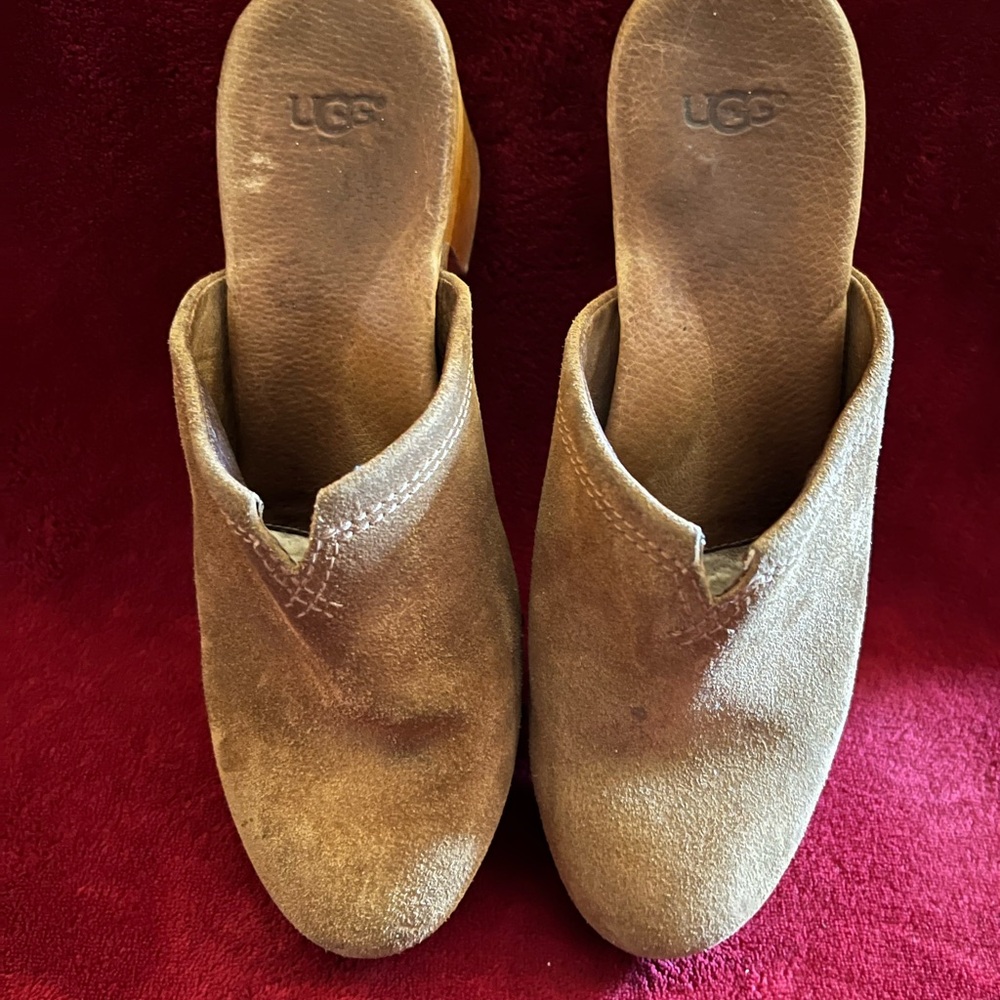 UGG Brown Mules Luxurious Comfort